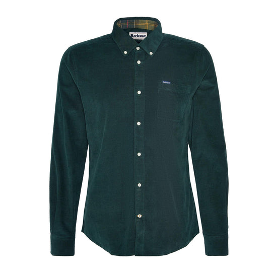 BARBOUR Camicia Uomo Ramsey Taglio Sartoriale - Verde