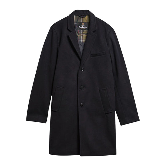 BARBOUR Cappotto in lana UMBRIDGE leggermente aderente - Blu