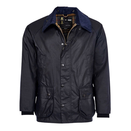 BARBOUR Giubbino Uomo BEDALE WAX JACKET - Blu Navy