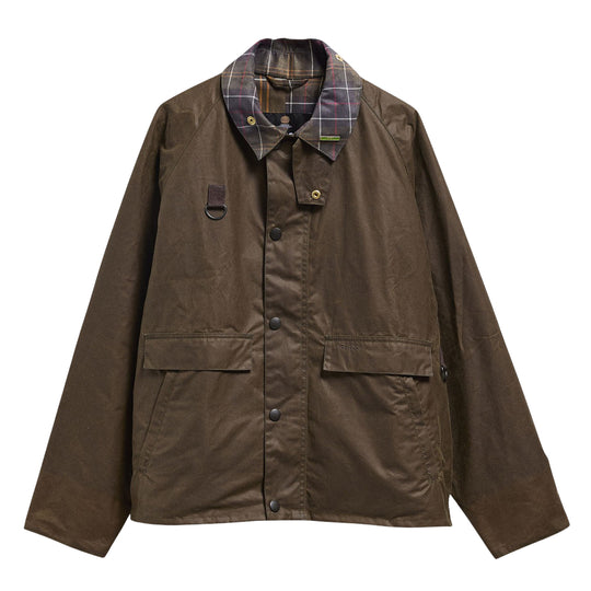 BARBOUR Giubbino cerato SPEY ICONS - Marrone