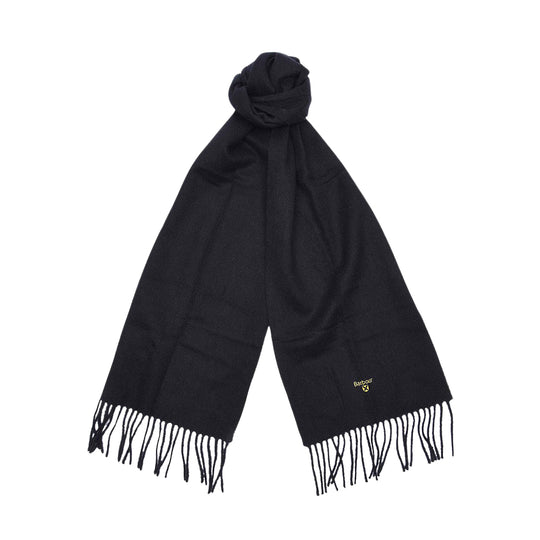 BARBOUR Sciarpa Uomo Plain Lambs Scarf - Nero