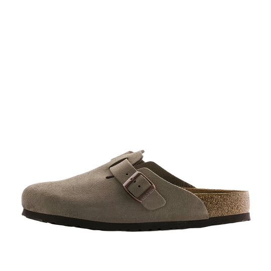 BIRKENSTOCK Sabot BOSTON CLASSIC SUEDE - Taupe