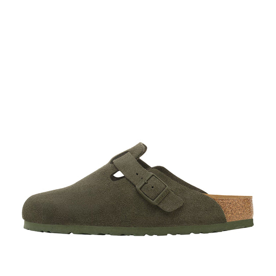 BIRKENSTOCK Sabot BOSTON CLASSIC SUEDE - Thyme