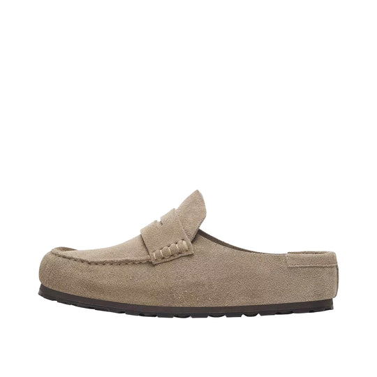 BIRKENSTOCK NAPLES WRAPPED Moccasin Clog - Taupe