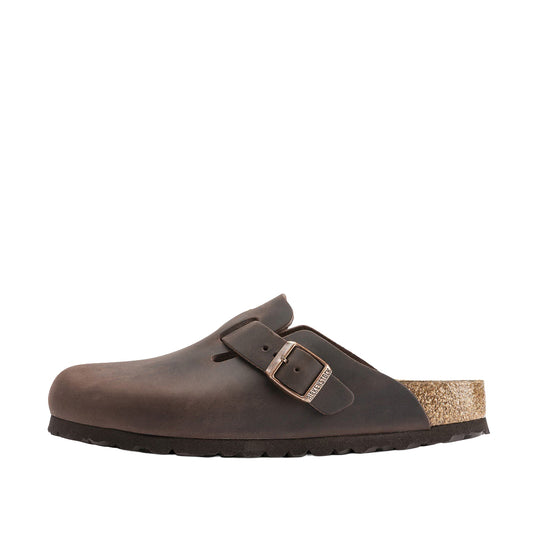 Sabot Birkenstock Boston Oiled Leather Marrone