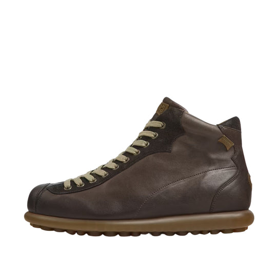 Men's Camper Pelotas Ariel High-Top Ankle Boots Brown