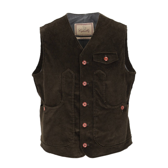 Gilet Uomo Capalbio Arno Velluto Verde