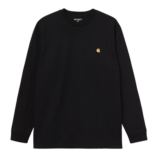 CARHARTT WIP T-shirt Uomo L/S Chase - Nero