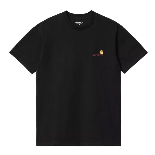 CARHARTT WIP T-Shirt Uomo S/S AMERICAN SCRIPT - Nero