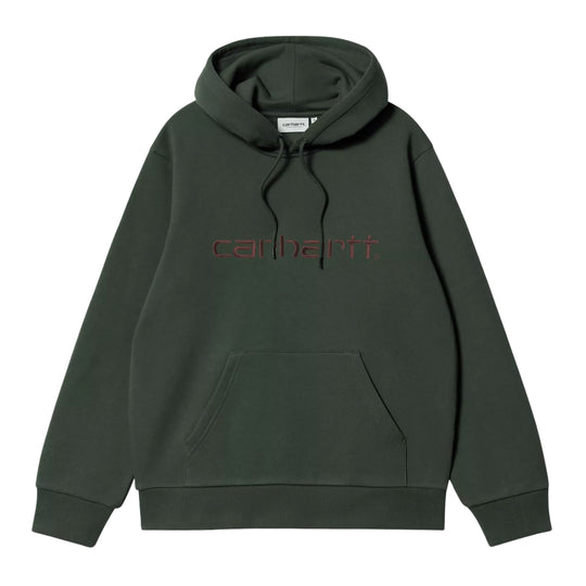 CARHARTT WIP Felpa Uomo Hooded Carhartt Sweatshirt Verde/Viola