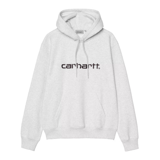 CARHARTT WIP Felpa con Cappuccio Uomo HOODED CARHARTT- Grigio Melange