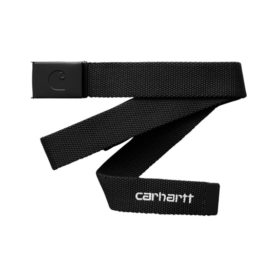 CARHARTT WIP Cintura Uomo C-Logo Belt Tonal Nero/Bianco