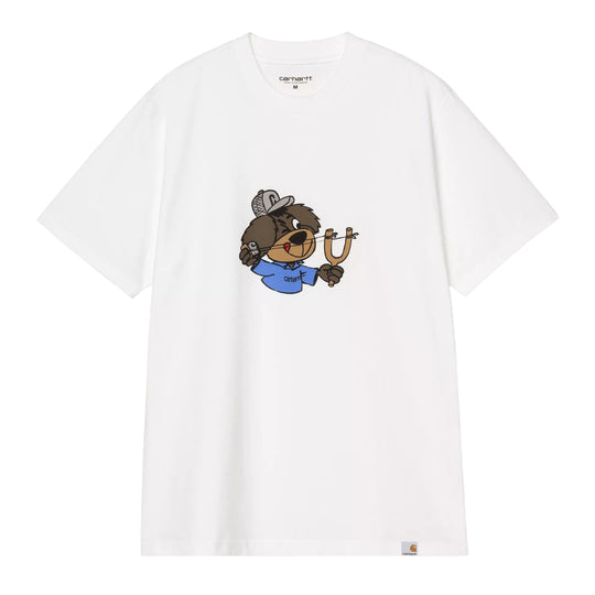 CARHARTT WIP T-shirt Manica Corta Uomo Slingshot - Bianco
