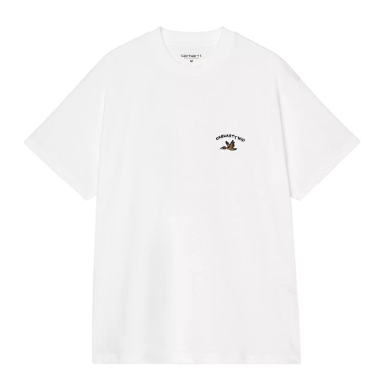 CARHARTT WIP T-Shirt S/S ANIMATED DUCKS - Bianco