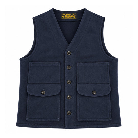 CHESAPEAKE'S Wollen bodywarmer OREGON - Blauw