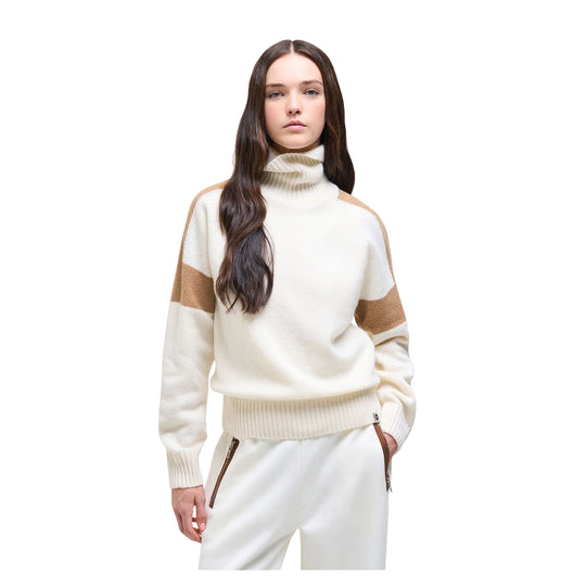 COLMAR Maglia Dolcevita Donna Heritage - Panna/Cammello