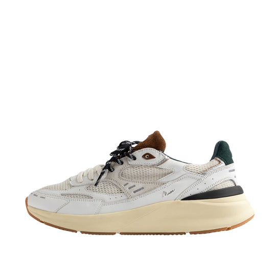 D.A.T.E Sneakers Heren MUSA HF - Wit/Groen