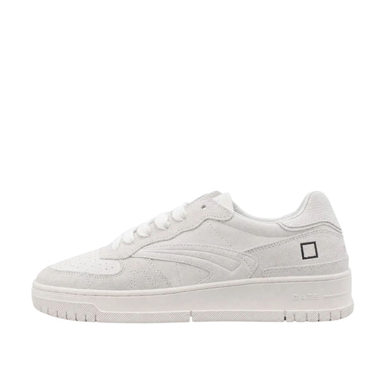 D.A.T.E Sneakers Uomo TORNEO PURE CALF - Bianco/Perla