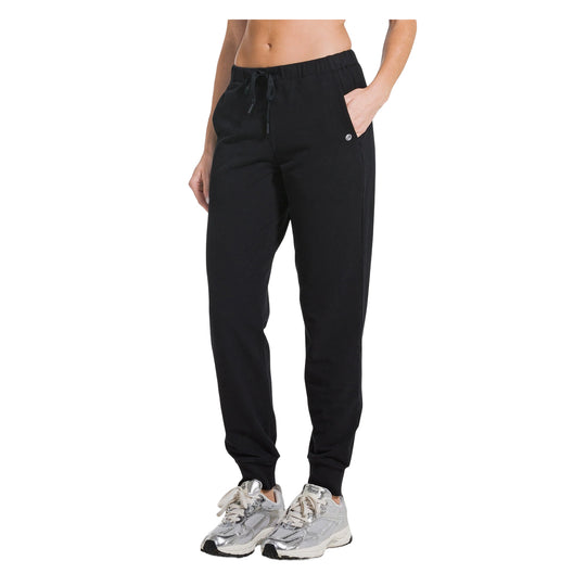DEHA Pantalone Jogger con polsino in Cotone - Nero