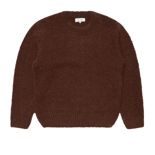 EDWIN Herentrui DAN TEXTURED SWEAT - Bruin