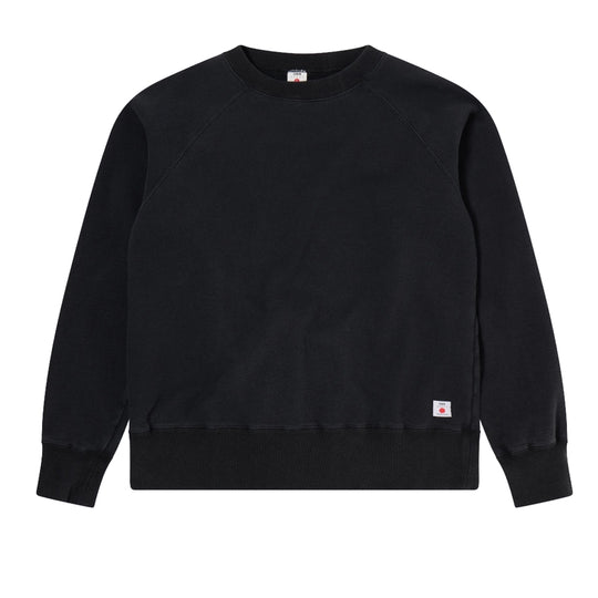 EDWIN herentrui RAGLAN SLEEVE CREW - Zwart