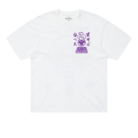 EDWIN Men's SOBA YASUBÉ T-Shirt - White