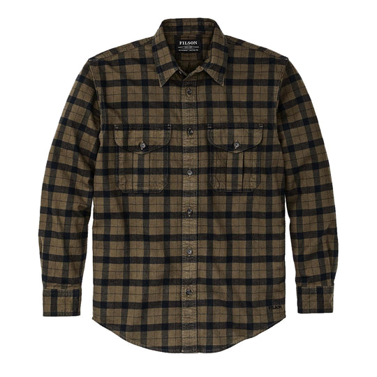 FILSON Herenhemd ALASKAN GUIDE - Militairgroen/Zwart