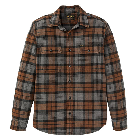 FILSON Herenhemd VINTAGE FLANNEL WORK - Bruin/Grijs