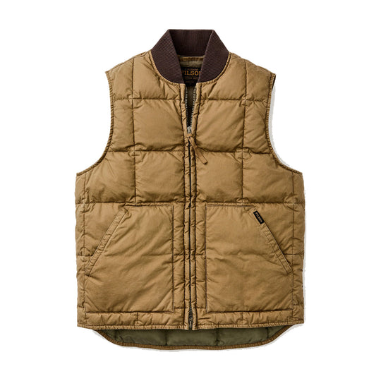FILSON HERITAGE COTTON DOWN VEST-bodywarmer - Biscuit
