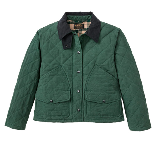 FILSON Giubbino Donna WOMEN'S QUILTED OUTFITTER JACKET - Verde