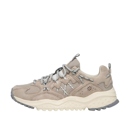 FLOWER MOUNTAIN Sneakers Unisex YAMABUSHI in Suede e Tessuto Tecnico - Grigio Chiaro