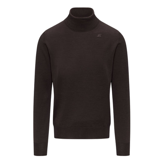 Maglione Henry Merino Dolcevita Marrone