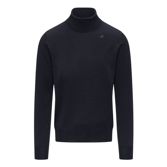 Maglione Henry Merino Dolcevita Blu