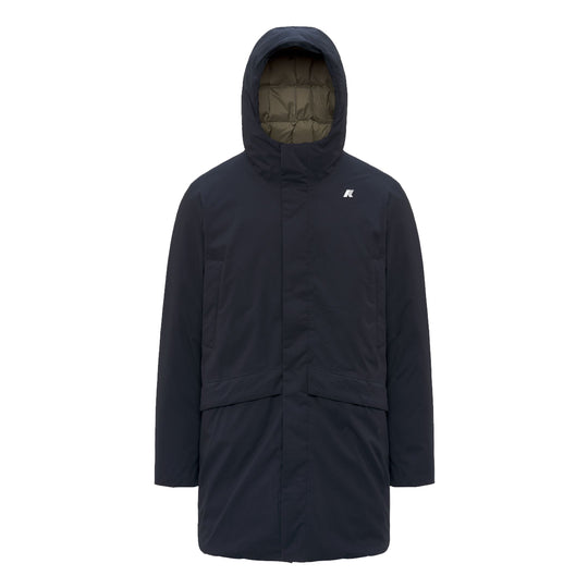 K-WAY Giubbino Uomo 3/4 JARNO ST THERMO - Blu/Verde
