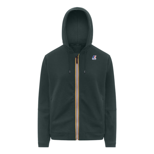 K-WAY Felpa con Cappuccio Uomo PROSPER BRUSHED PC - Verde