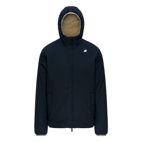 K-WAY Giubbino Uomo ST JACK WARM DOUBLE - Blu/Khaki