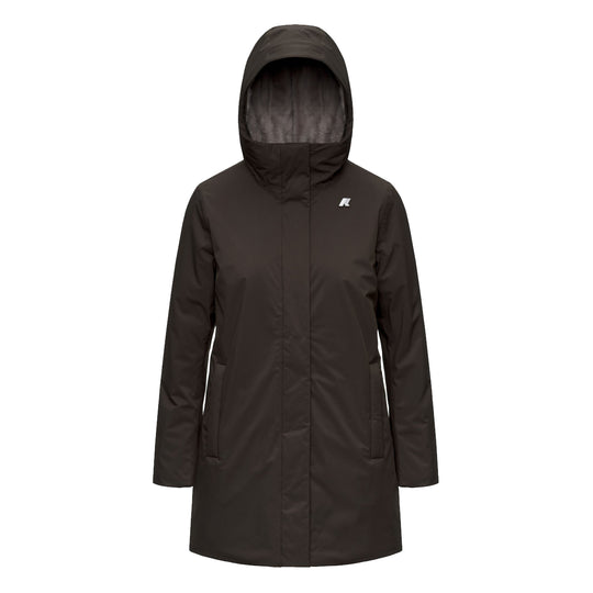 K-WAY Giubbino DONNA SOPHIE TWILL SOFT BEAVER - Marrone