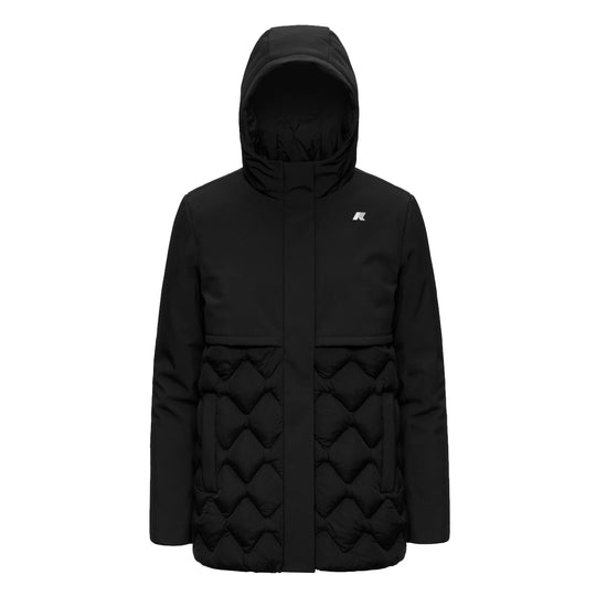 K-WAY Giubbino Donna SIPHANE HYBRID WARM SHELL - Nero