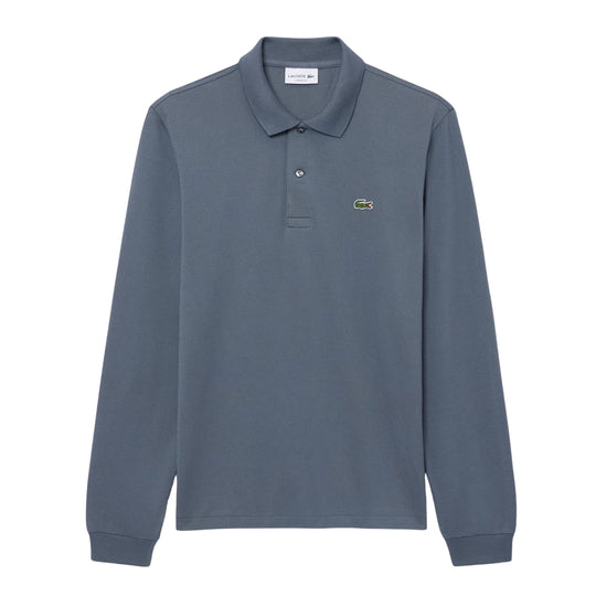 Polo taglio classico a maniche lunghe L.12.12 Grigio