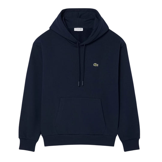 LACOSTE Felpa con cappuccio in tessuto felpato - Blu
