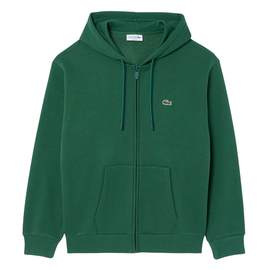LACOSTE Felpa con Cappuccio in tessuto felpato - Verde