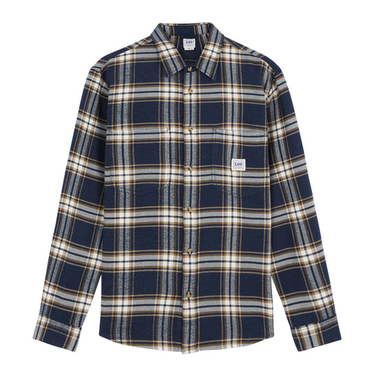 LEE Camicia Uomo WORKWEAR RELAXED 2.0 - Insignia Blue