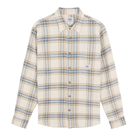LEE Camicia Uomo WORKWEAR RELAXED 2.0 - Ecru