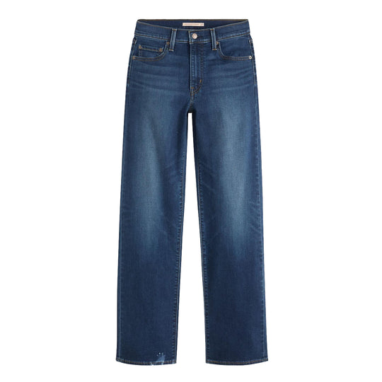 LEVI'S Jeans Donna 723 STRAIGHT a vita alta - Denim Scuro