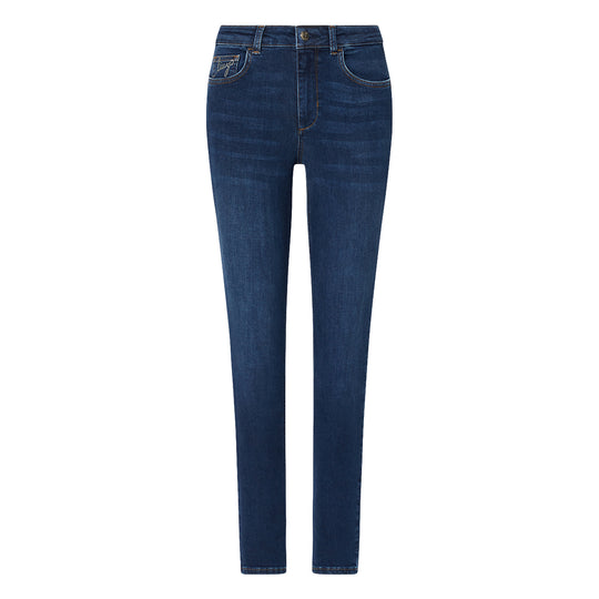 LIU-JO DENIM Jeans skinny con applicazioni - Denim Scuro
