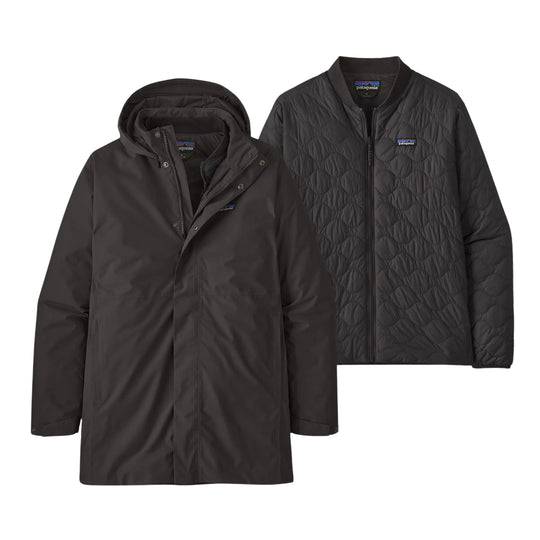 PATAGONIA Giubbino Parka Heyes Peak 3-in-1 - Nero