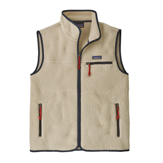 PATAGONIA Herenvest RETRO PILE FLEECE - Crème/Blauw