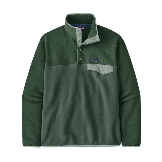 PATAGONIA Felpa Uomo Lightweight Synchilla® Snap-T® Fleece - Verde/Verde Scuro