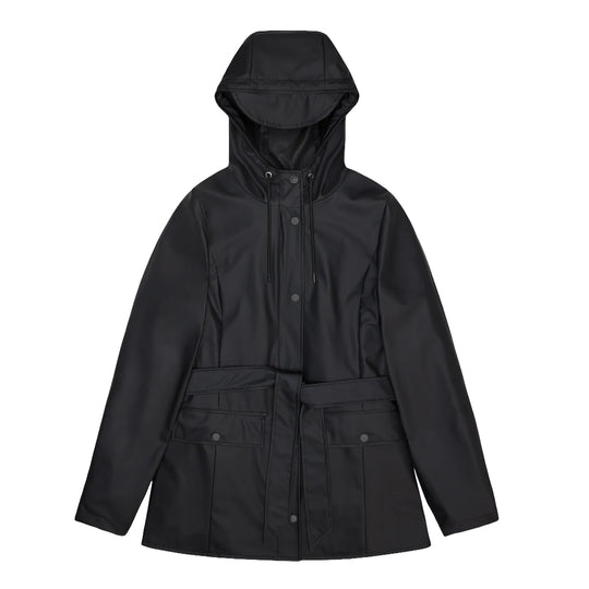 RAINS Impermeabile Donna CURVE JACKET - Nero