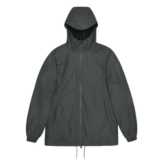 RAINS Impermeabile STORM BREAKER - Grigio Scuro